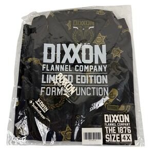 Dixxon Flannel Company The 1876 Limited‎ Edition Party Shirt Mens 4X Western NWT